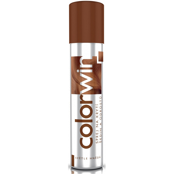 Colorwin Sprej na krytí šedin a odrostů Hnědá světlá 75 ml