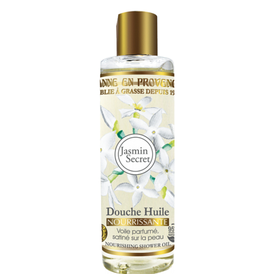 Jeanne en Provence Jasmin Secret - Tajemství Jasmínu výživný sprchový olej 250 ml