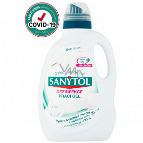 Sanytol Dezinfekce s vůní bílých květů univerzální prací gel 17 dávek 1,65 l