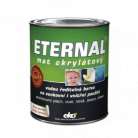 Austiste Eternal mat akrylátový univerzální barva na dřevo, kov, beton 09 tmavě hnědý 5 kg