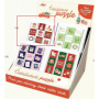 Nekupto Čokoládové puzzle vánoční Domečky 11 x 11,5 x 0,7 cm, 9 x 5 g