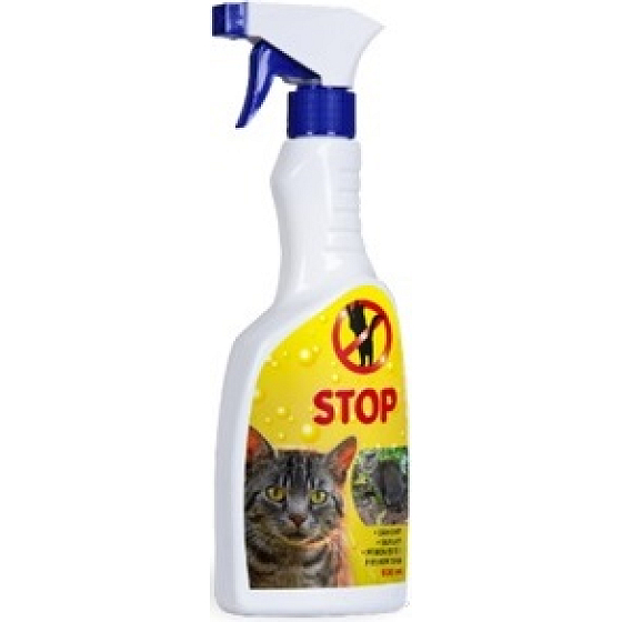 Bio-Enzym Stop Kočka přírodní odpuzovač koček pro použití v interiéru i v exteriéru rozprašovač 500 ml
