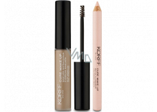 Korff Cure Make Up Eyebrow Kit řasenka na obočí 03 Light Brown 4 ml + tužka na obočí, kosmetická sada