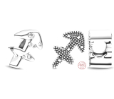 Charm Sterlingové stříbro 925 znamení zvěrokruhu Třpytivý Střelec, korálek na náramek