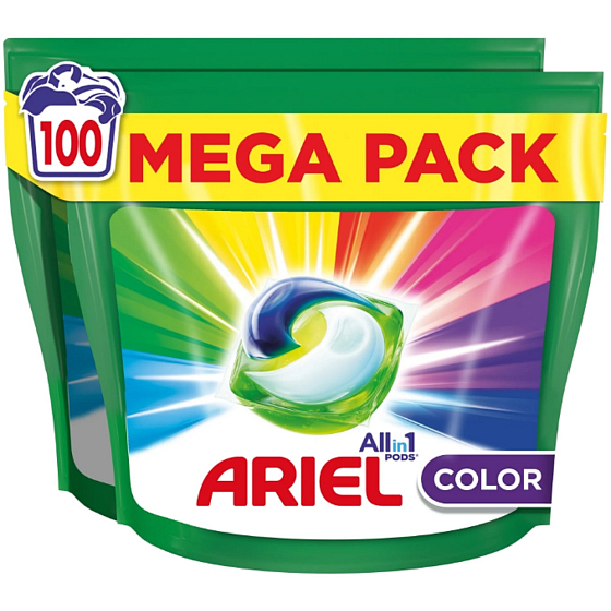 Ariel Extra Clean Power gelové kapsle univerzální na praní 100 kusů