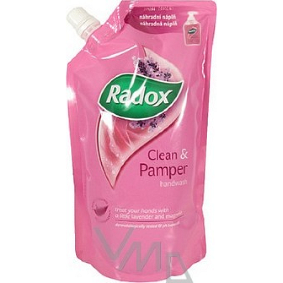 Radox Clean & Pamper tekuté mýdlo náhradní náplň 500 ml