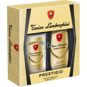 Tonino Lamborghini Prestigio parfémovaný deodorant sklo pro muže 75 ml + sprchový gel 200 ml, kosmetická sada