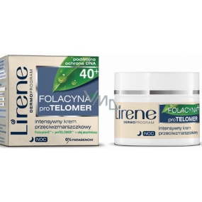 Lirene Folacin Intense 40+ noční regenerační krém proti vráskám 50 ml