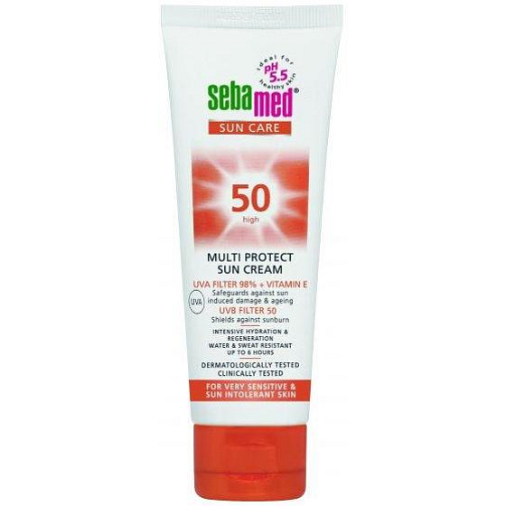 SebaMed Sun Care SPF50 opalovací krém velmi vysoká ochrana 75 ml