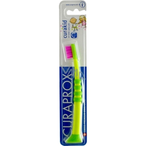 Curaprox Curakid CK 4260 Ultra Soft nejměkčí nabízená varianta zubní kartáček různé barvy pro děti 1 kus