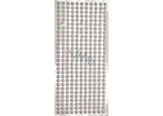 Albi Samolepicí perličky bílé 828 kamínků 4 mm