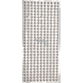 Albi Samolepicí perličky bílé 828 kamínků 4 mm
