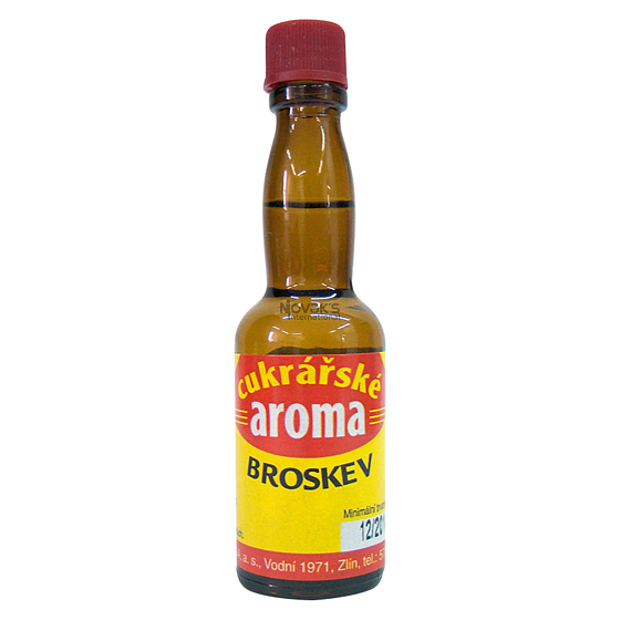 Aroma Broskev Lihová příchuť do pečiva, nápojů, zmrzlin a cukrářských výrobků 20 ml