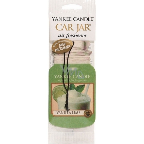 Yankee Candle Vanilla Lime - Vanilka s limetkou Classic vonná visačka do auta papírová 12 g