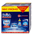 Finish 4in1 All in 1 Max tablety 815 g + Shine & Protect Lemon Sparkle leštidlo 400 ml + čistič myčky 250 ml + sůl do myčky 1,5 kg, balíček čisticích prostředků
