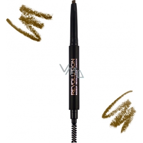 Makeup Revolution Duo Brow Pencil tužka na obočí Light Brown 0,15 g