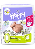 Bella Happy 0 Before Newborn od 0 - 2 kg plenkové kalhotky pro předčasně narozené děti a pro novorozence s nízkou porodní váhou 46 kusů