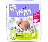 Bella Happy 0 Before Newborn od 0 - 2 kg plenkové kalhotky pro předčasně narozené děti a pro novorozence s nízkou porodní váhou 46 kusů