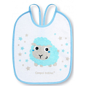 Canpol babies Bunny & Company Bryndák froté/PVC pro děti od 0 měsíců 3 kusy