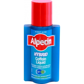 Alpecin Hybrid Coffein Liquid tonikum zabraňuje dědičnému vypadávání vlasů pro citlivou, svědivou pokožku 200 ml
