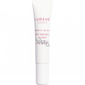 Lumene Lumo Nordic Bloom Anti-wrinkle & Firm Night Moisturizing Eye Cream zpevňující a hydratační oční krém proti vráskám 15 ml