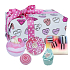 Bomb Cosmetics Sweet Illusion šumivý balistik do koupele 2 x 160 g + glycerinové mýdlo 100 g + špalíček do koupele 50 g + máslová kulička, kosmetická sada