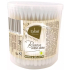Lybar Original Natural Bamboo bambusové vatové tyčinky krabička kulatá 200 kusů