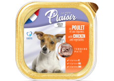 Plaisir Dog Kuřecí se zeleninou vanička 300 g