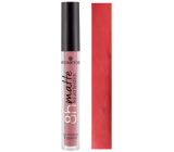 Essence 8H Matte tekutá matná rtěnka 09 Fiery Red 2,5 ml