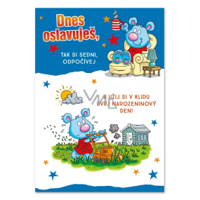 Ditipo Hrací přání k narozeninám Dnes oslavuješ,.. Chinaski - Tabáček 224 x 157 mm