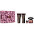 Versace Crystal Noir parfémovaná voda 90 ml + sprchový gel 100 ml + tělové mléko 100 ml + parfémovaná voda 5 ml, dárková sada pro ženy
