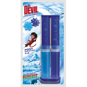 Dr. Devil WC Point Duo Block Polar Aqua, 65 ml Dr. Devil WC Point Duo Block Polar Aqua, 65 ml
