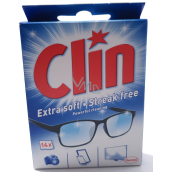 Clin čisticí ubrousky na brýle 14 kusů
