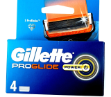 Gillette Fusion ProGlide Power náhradní hlavice 4 kusy pro muže