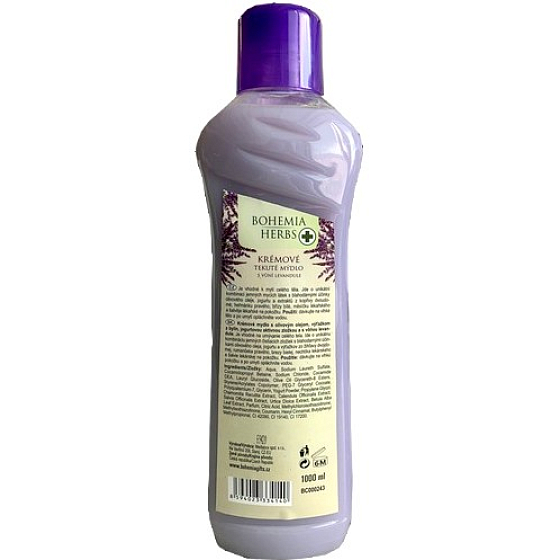 Bohemia Gifts Spa Lavender krémové tekuté mýdlo 1 l