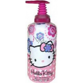 Hello Kitty Flowers 2v1 pěna do koupele & sprchový gel 1000 ml