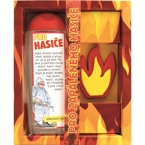 Bohemia Gifts Urbanova kosmetika Pro hasiče sprchový gel 300 ml + ručně vyráběné toaletní mýdlo 70 g, kosmetická sada