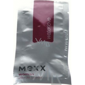 Mexx Waterlove Woman toaletní voda pro ženy 1,2 ml s rozprašovačem, vialka