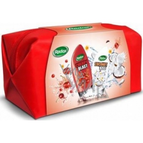 Radox Cherry Blast sprchový gel 250 ml + Coconut Kiss sprchový gel 250 ml + taška, kosmetická sada