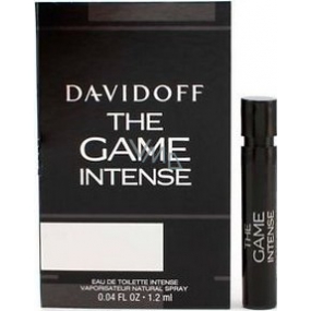 Davidoff The Game Intense toaletní voda pro muže 1,2 ml s rozprašovačem, vialka