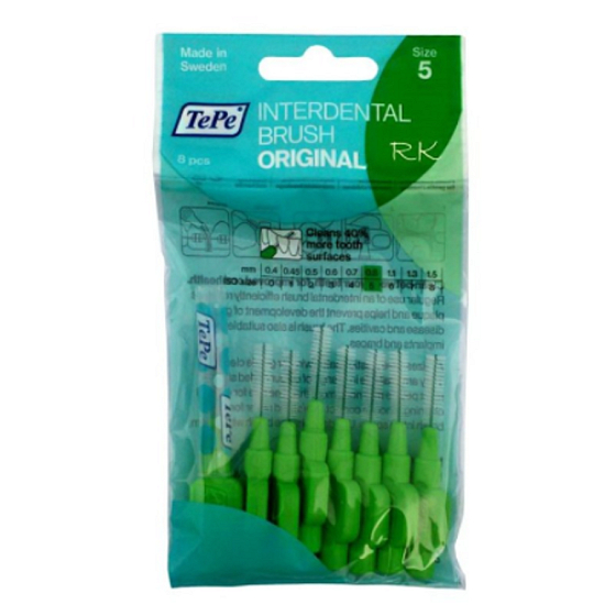 TePe Original Mezizubní kartáčky Normal 0,8 mm zelený 8 kusů