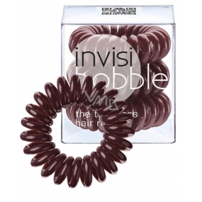 Invisibobble Chocolate Brown Sada Gumička do vlasů hnědá spirálová 3 kusy