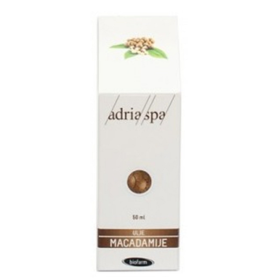 Adria Spa Natural Oil Makadamiový olej pro lesk a hebkost vlasů 50 ml