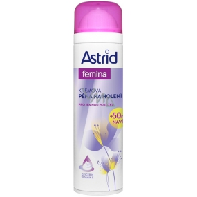 Astrid Femina Krémová pěna na holení pro jemnou pokožku 250 ml