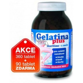 Anton Hübner Gelatina Plus Maritime tablety kolagenní výživa 360 + 90 kusů