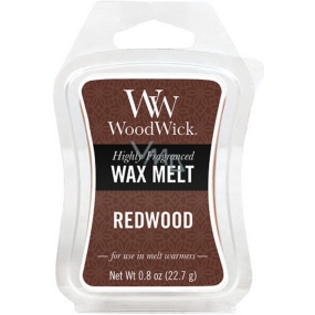 WoodWick Redwood - Santalové dřevo vonný vosk do aromalampy 22.7 g
