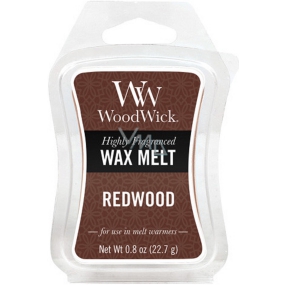 WoodWick Redwood - Santalové dřevo vonný vosk do aromalampy 22.7 g