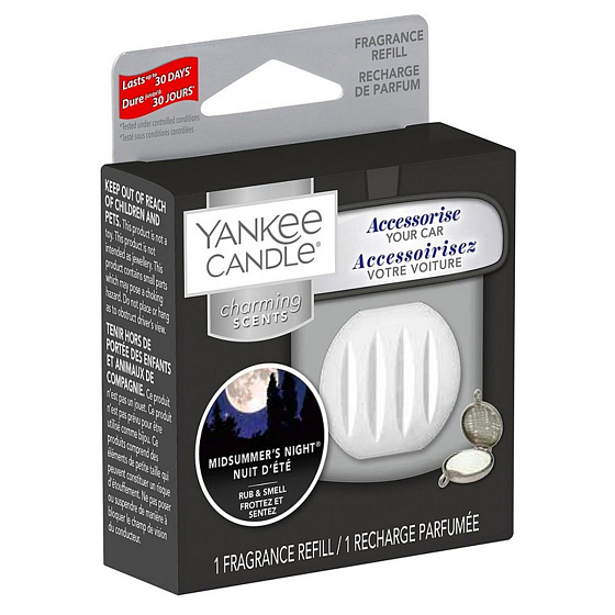 Yankee Candle Midsummers Night - Letní noc náplň vůně do auta Charming Scents 30 g