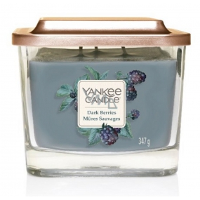 Yankee Candle Dark Berries - Ostružiny sojová vonná svíčka Elevation střední sklo 3 knoty 347 g