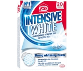 K2r Intensive White unikátní bělicí ubrousky působí proti zešednutí prádla a navrátí mu zářivou bílou barvu 20 ubrousků